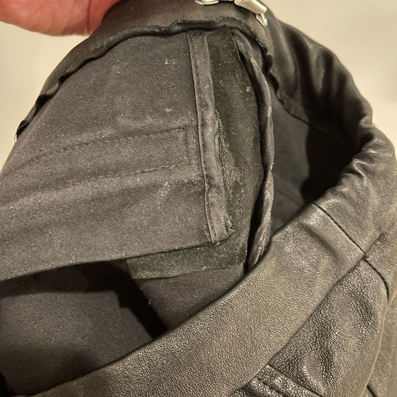 Anon Atelier Designer Black Lambskin Leather Pants Leggings size 4 - Picture 10 of 10